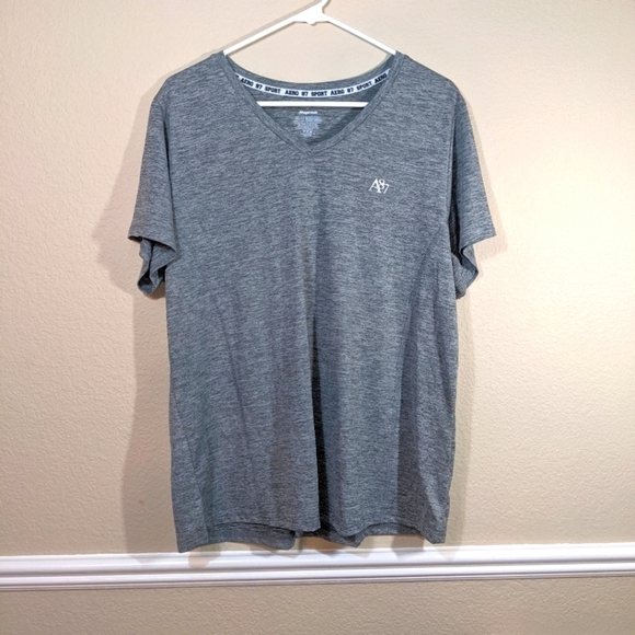 1X A87 Sport V-Neck by Aeropostale in Heather Gray - Picture 1 of 2